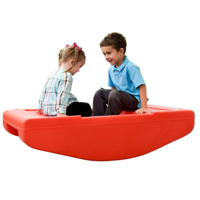 Red Rocker/Toddler Bridge without Bridge Rails - Children's Factory