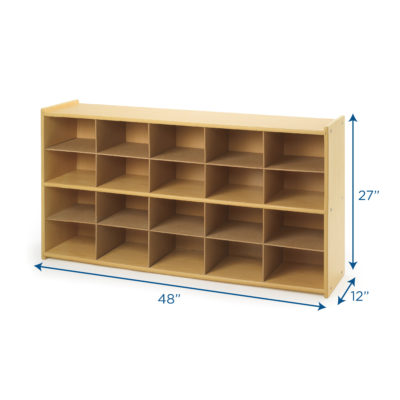 Value Line 20-Tray Cubby Storage - Unit Only - Children's Factory