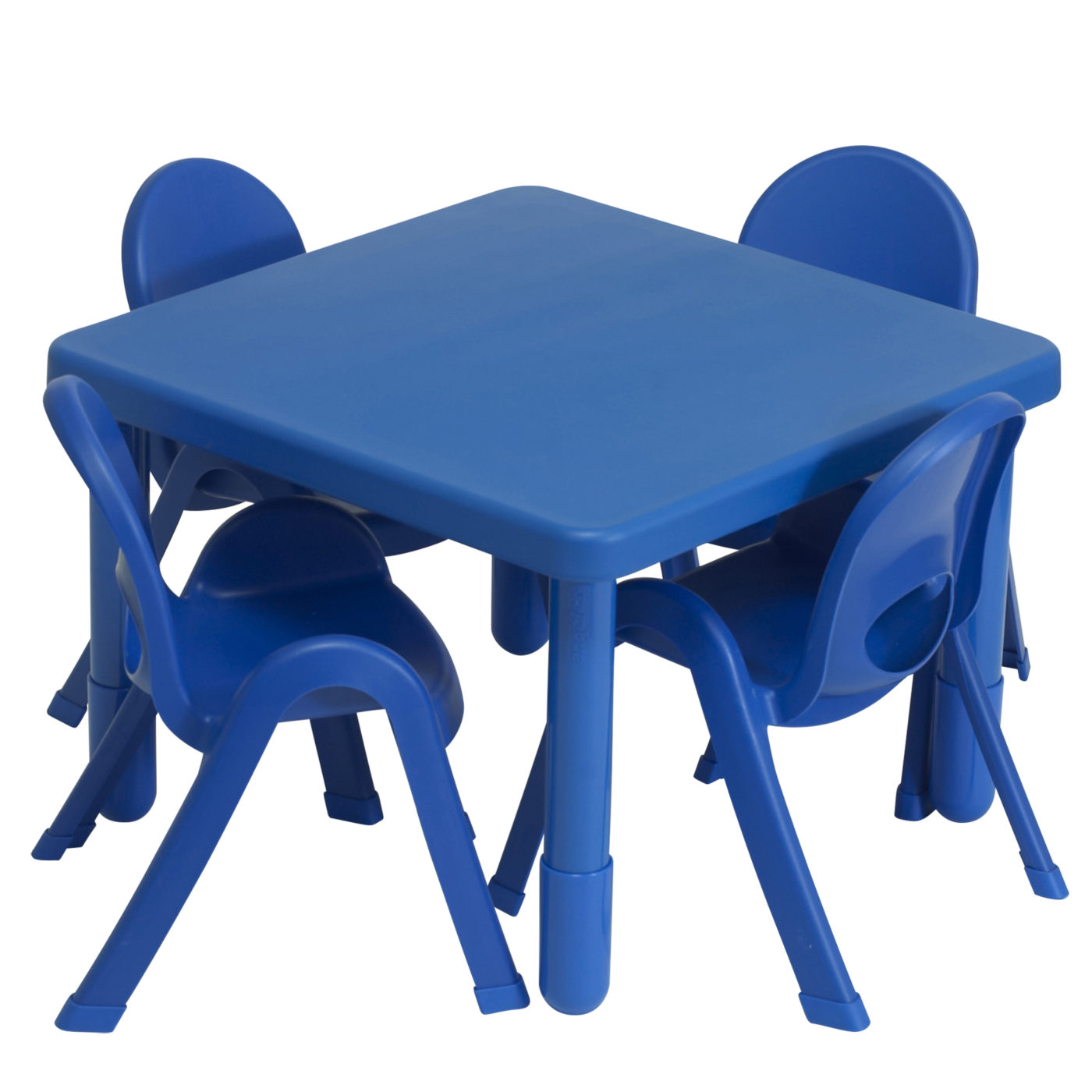 Preschool MyValue Set 4 Square - Solid Royal Blue - Children's Factory