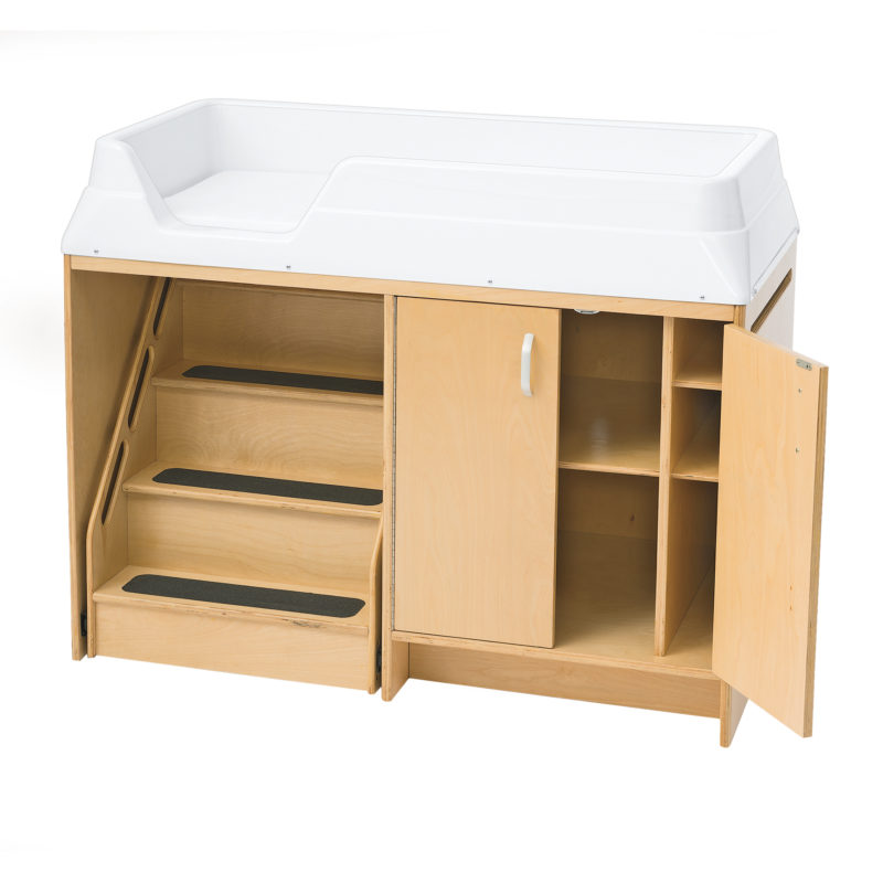 Changing Table with Locking Stairs - Children's Factory