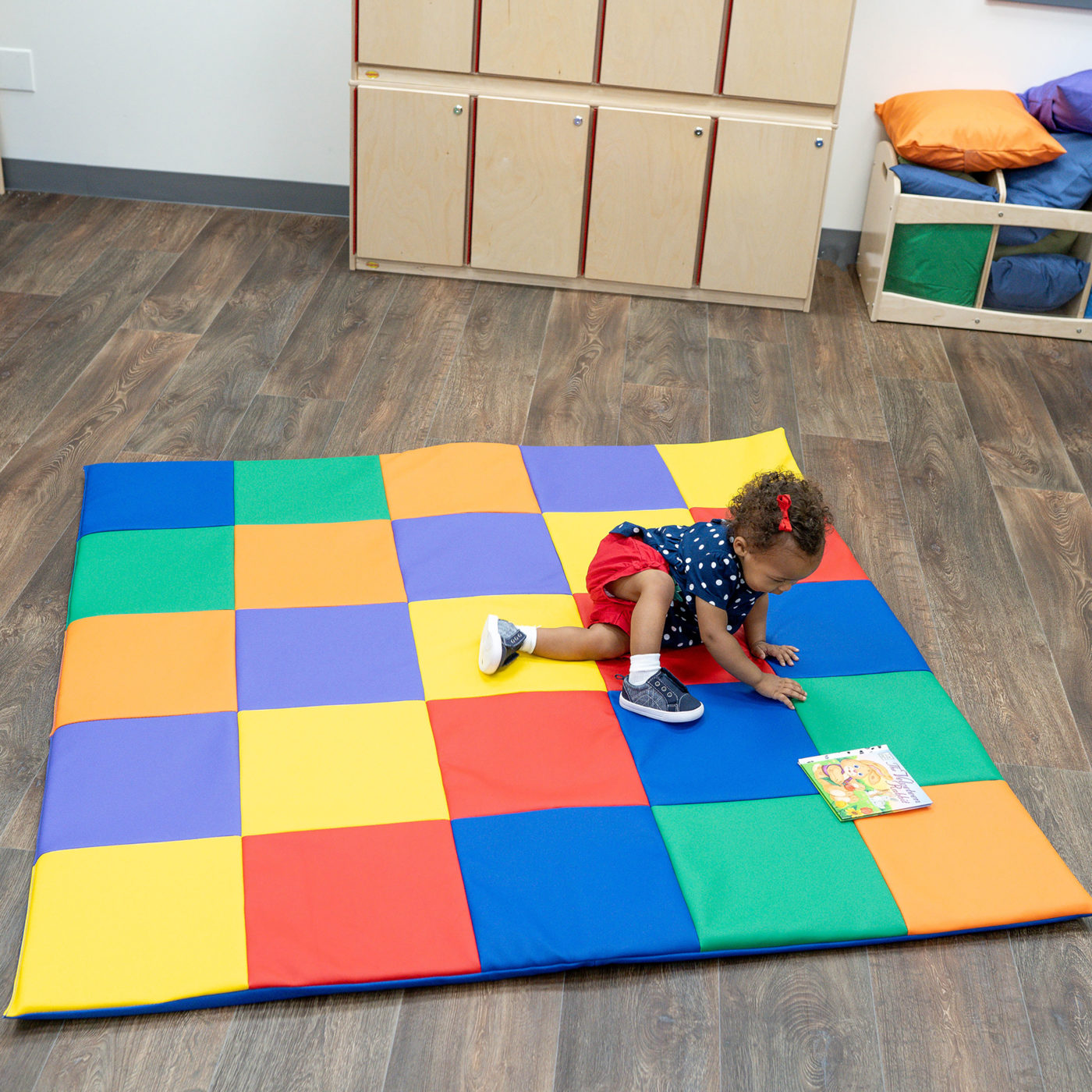 Patchwork Crawly Mat - Rainbow - Children's Factory