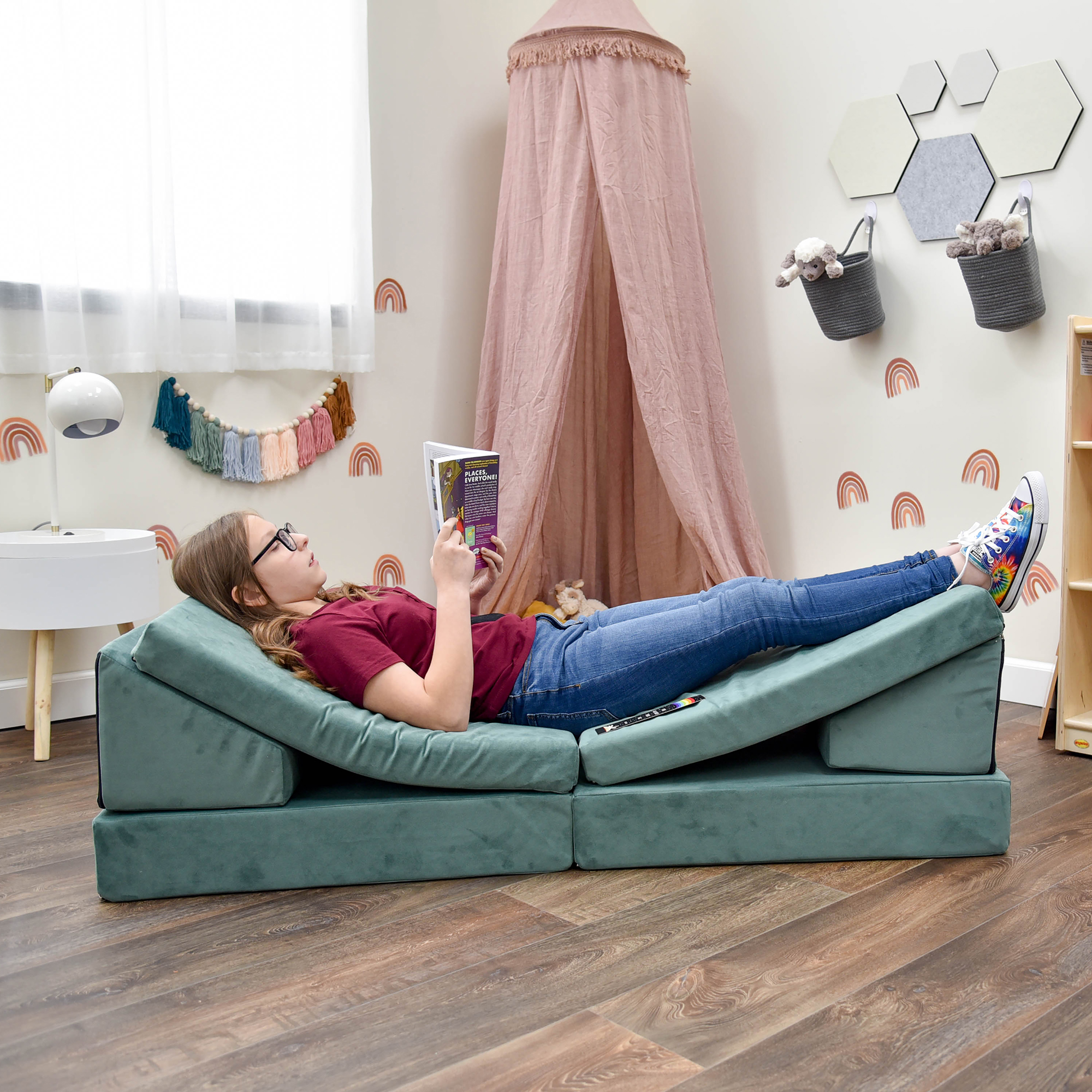 The Whatsit Modular Kid's Couch - Navy