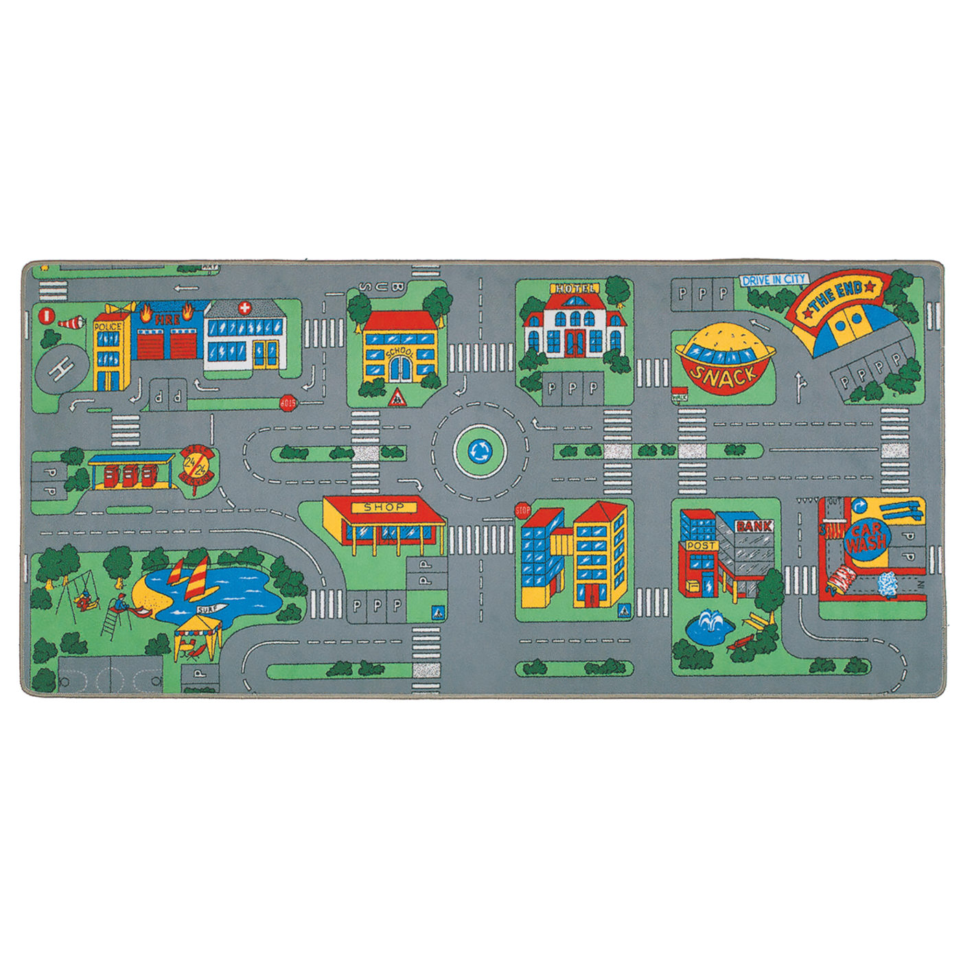 City Play Carpet - Rectangle Small - Children's Factory