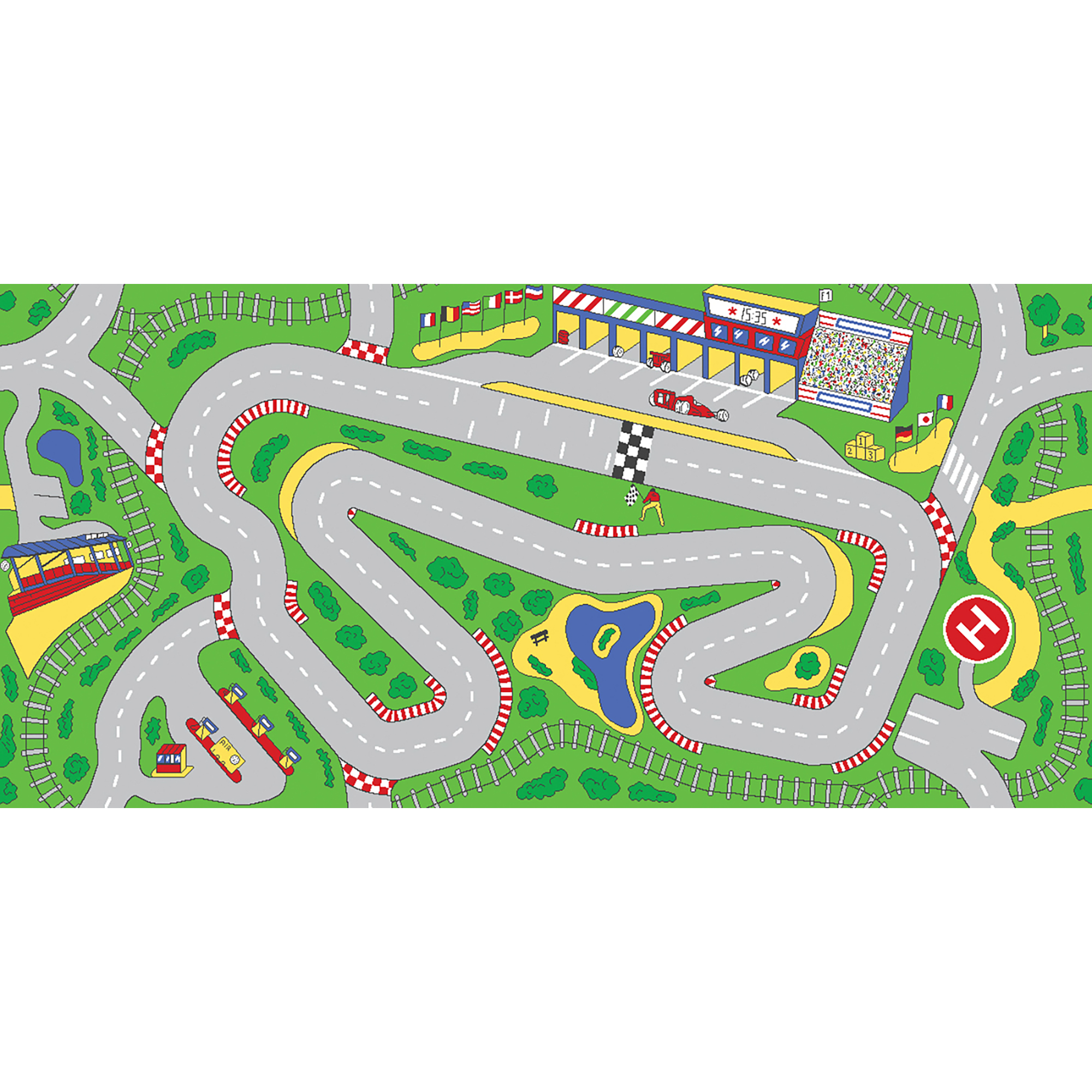 Racetrack Play Carpet Children S Factory